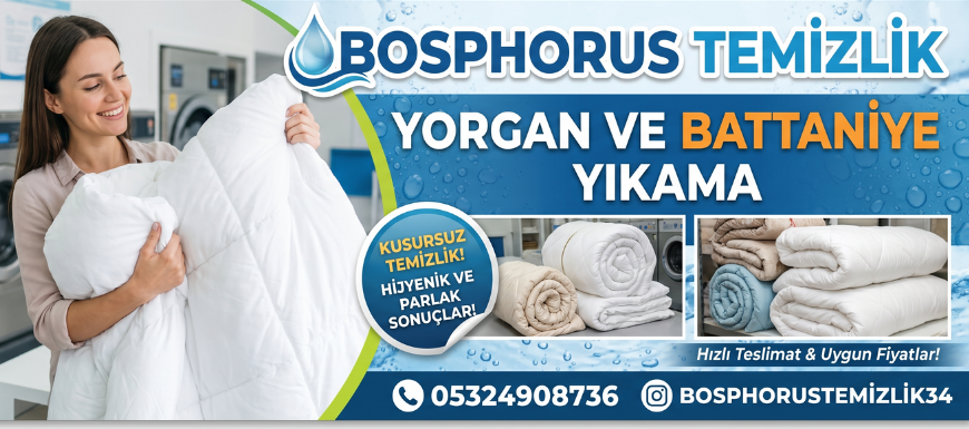 Kartal Profesyonel Yorgan ve Battaniye Yıkama - Bosphorus Temizlik